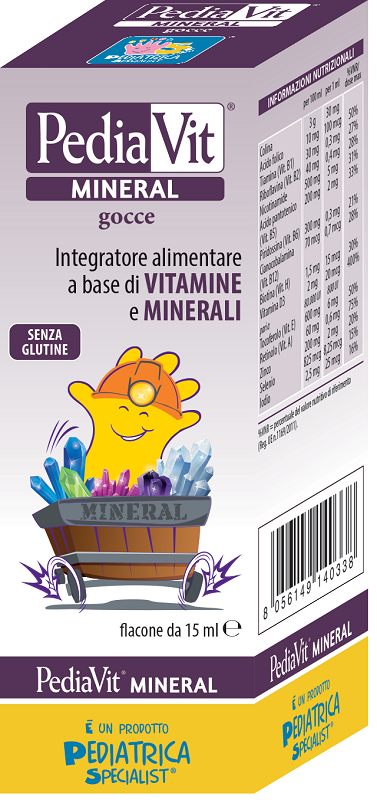 PEDIAVIT MINERAL GOCCE 15 ML - Metafarm