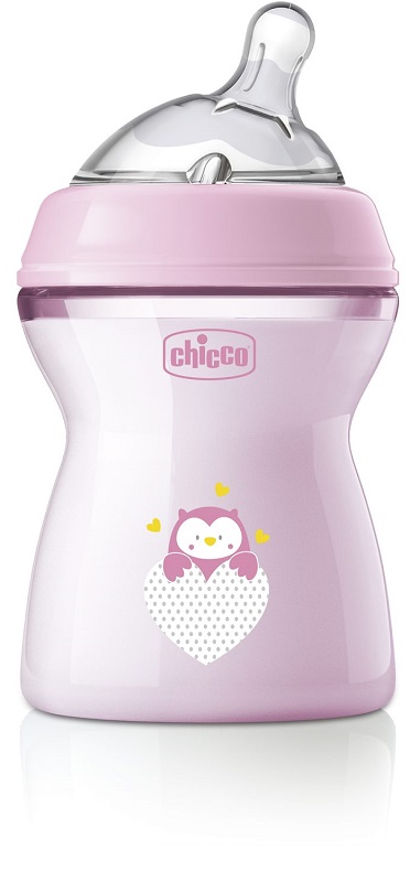 CHICCO BIBERON NAT FEEL PP 2M+ 250 ML BIMBA - Metafarm
