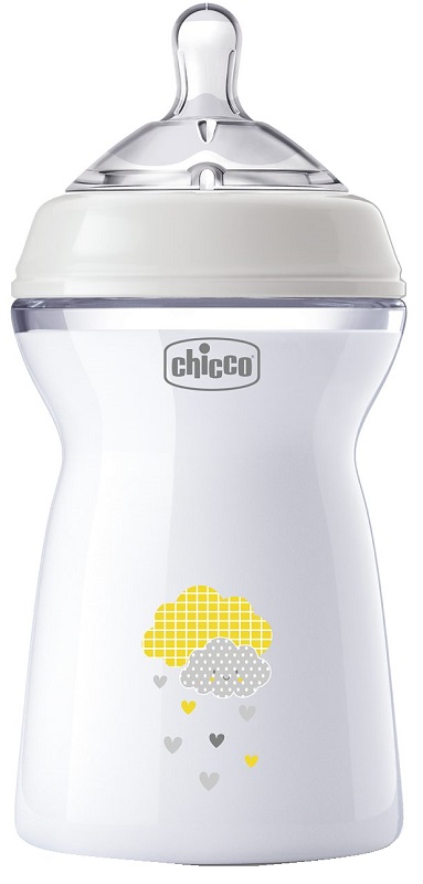 CHICCO BIBERON NAT FEEL PP 6M+ 330 ML UNISEX - Metafarm
