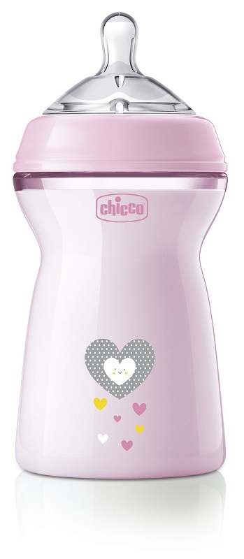 CHICCO BIBERON NAT FEEL PP 6M+ 330 ML BIMBA - Metafarm