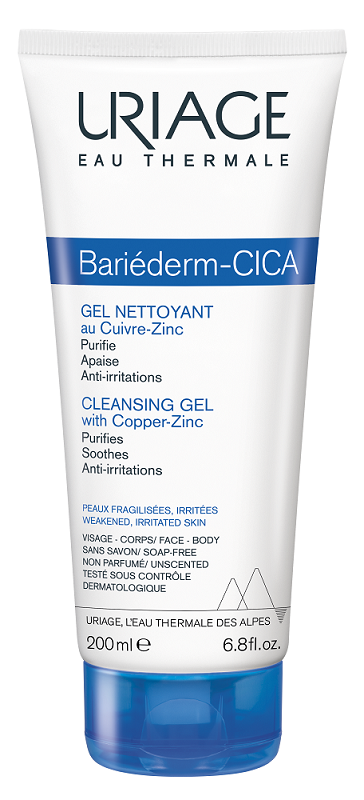 BARIEDERM CICA GEL NETTOYANT 200 ML - Metafarm