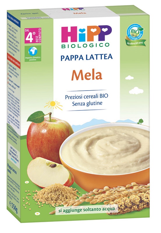 HIPP BIO PAPPA LATTEA MELA 250 G - Metafarm