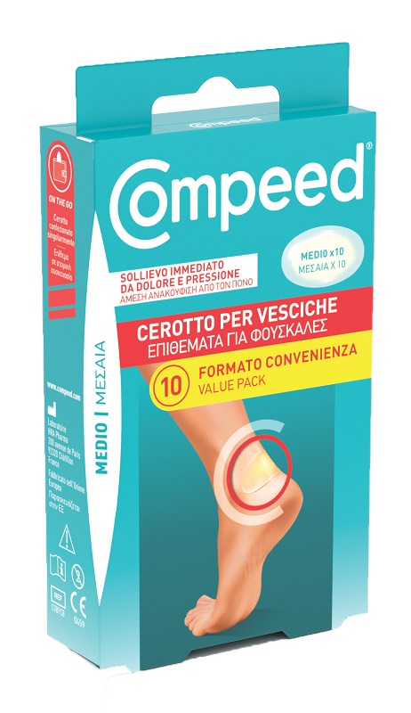 CEROTTI COMPEED PER VESCICHE MEDIO 10 PEZZI CARTON - Metafarm