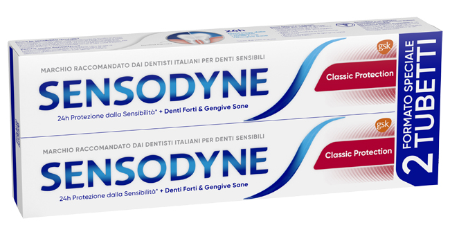 SENSODYNE CLASSICO PROTECTION 2 X 75 ML - Metafarm