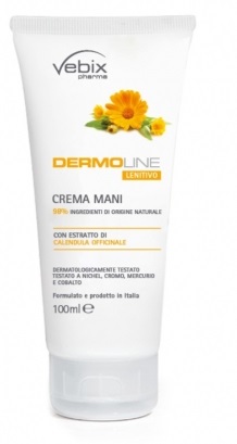 VEBIX DERMOLINE CREMA MANI CALENDULA 100 ML - Metafarm