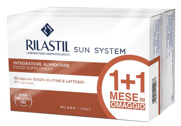 RILASTIL SUN SYSTEM CAPSULE 1+1 30 CAPSULE + 30 CAPSULE - Metafarm