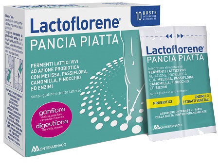 LACTOFLORENE PANCIA PIATTA 10 BUSTINE - Metafarm