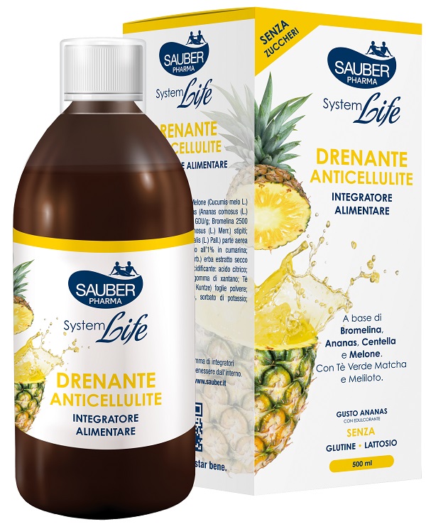 SAUBER DRENANTE ANTICELLULITE 500 ML - Metafarm